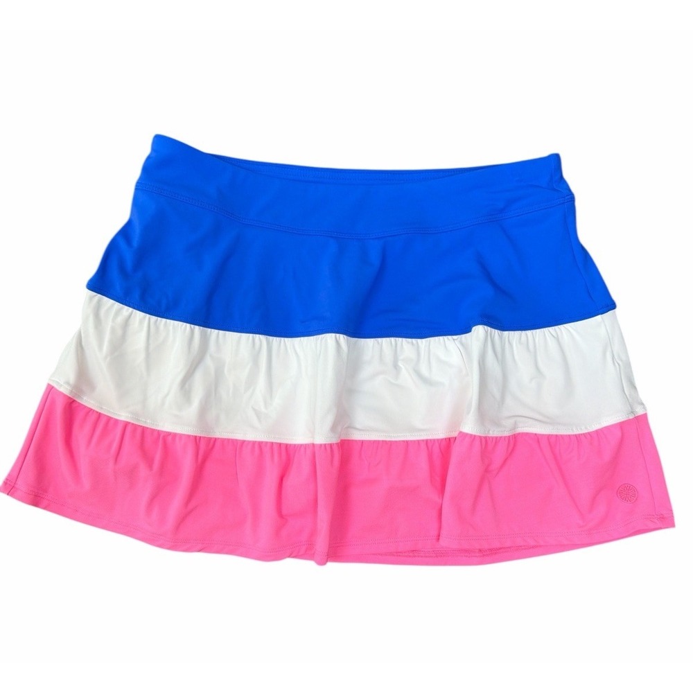 Lilly Pulitzer Tennis Core Barbie Core Skort small Blokecore L Pink Blue Tiered - Picture 3 of 6
